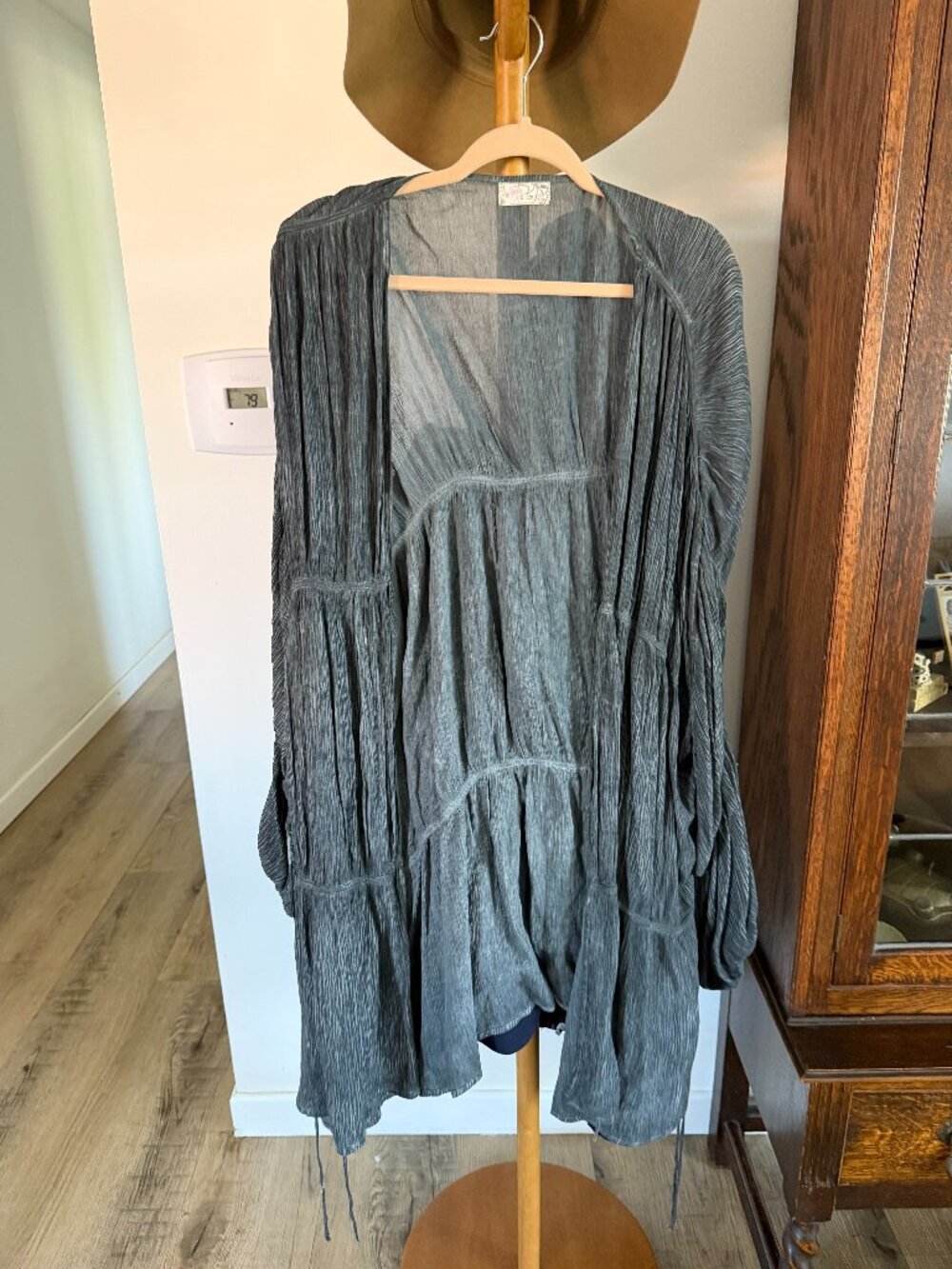 Free People Juliet Duster Black one size